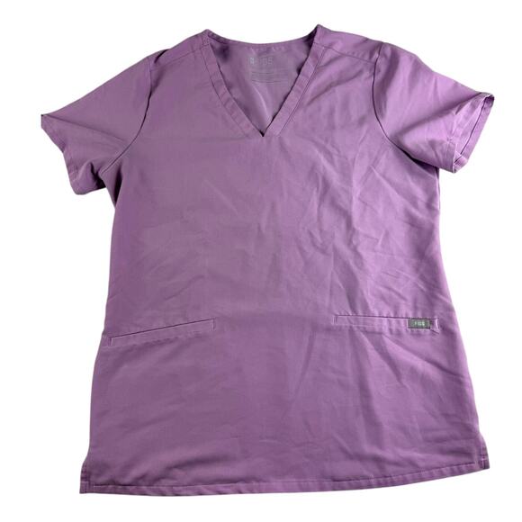 Figs Casma T Scrub Top Lavender Purple S - Picture 1 of 7